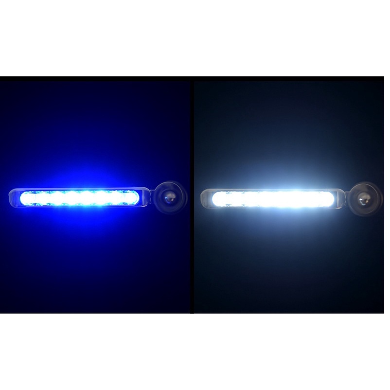 Bộ Đèn Led xe hơi 8 bóng sử dụng năng lượng gió trang trí xe ô tô, xe máy