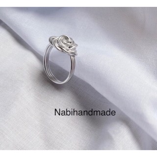 nhẫn handmade uốn hình hoa hồng