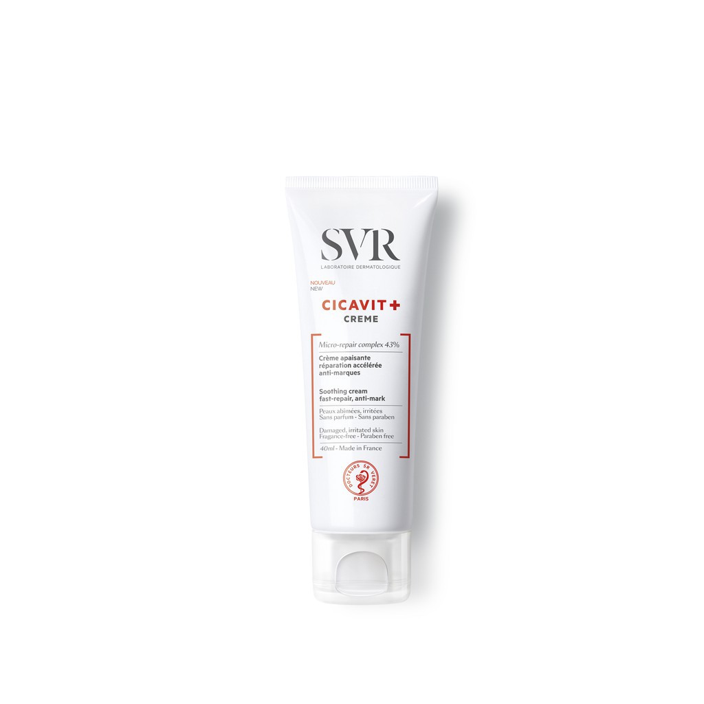 Kem Dưỡng SVR Cicavit Làm Dịu Da Dành Cho Da Nứt Nẻ, Hay Mẫn Đỏ 40ml