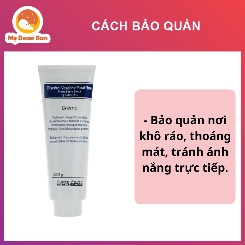 Kem nẻ Dexeryl Creme của Pháp 250g cho da nứt nẻ chàm sữa mẩn ngứa rôm sảy cho trẻ sơ sinh và người lớn