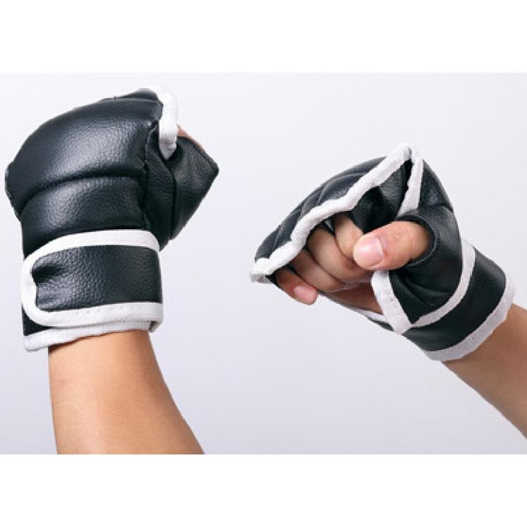 FLASH SALE🎁 Găng tay đấm bốc hở ngón-Găng tay MMA đấm bao cát-freeship 50k-giảm giá rẻ vô địch-hà nội & tphcm