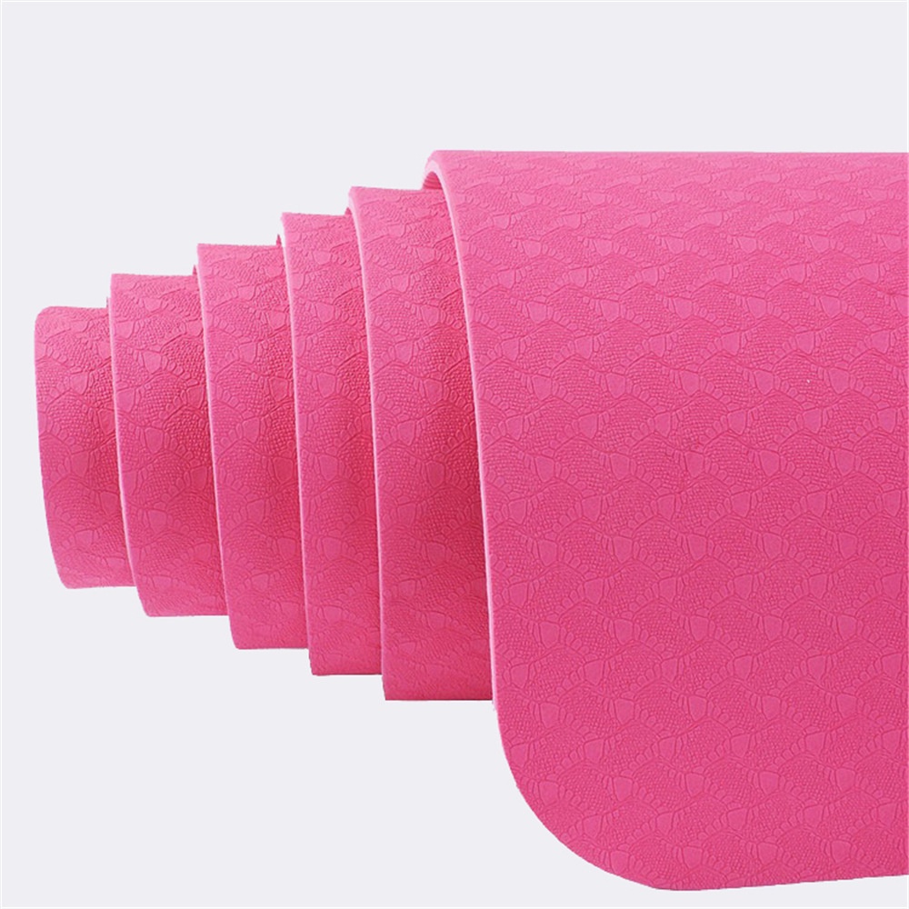 Thảm Tập Yoga 2 Lớp TPE 6mm - Chống Trơn Trượt – Tặng Kèm Túi Đựng – Chính Hãng THAMES