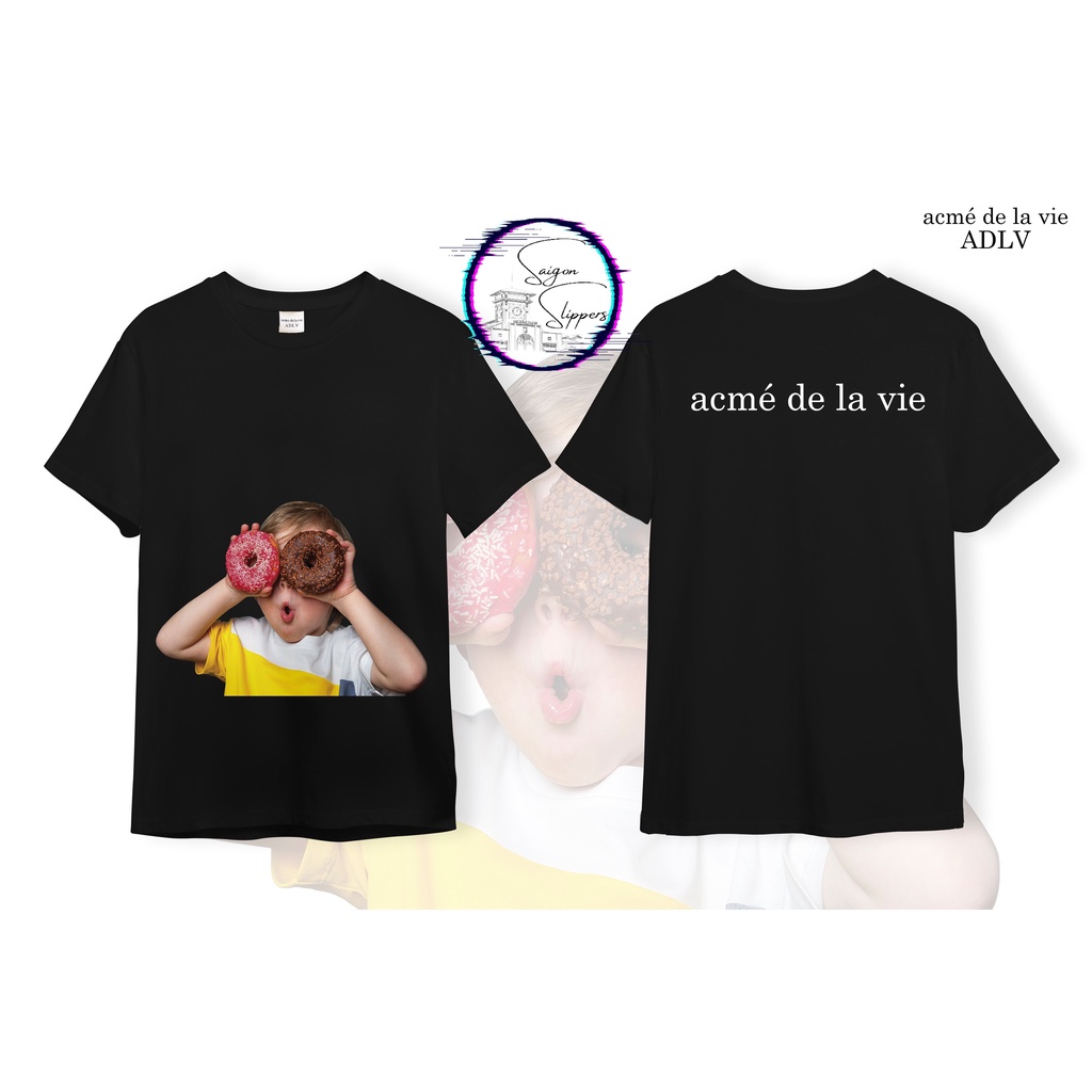 Áo Thun Unisex ADLV 004, Áo thun ADLV Donut BIG SIZE