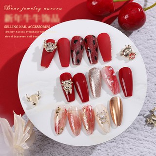 Charm Tết 2021 mẫu nail charm gắn móng tay mới nhất BỘ SƯU TẬP HL01