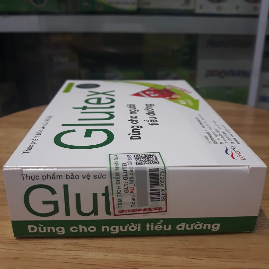 GLUTEX - Hỗ trợ hạ đường huyết, điều trị và ngăn ngừa biến chứng tiểu đường, đái tháo đường, mỡ máu cao