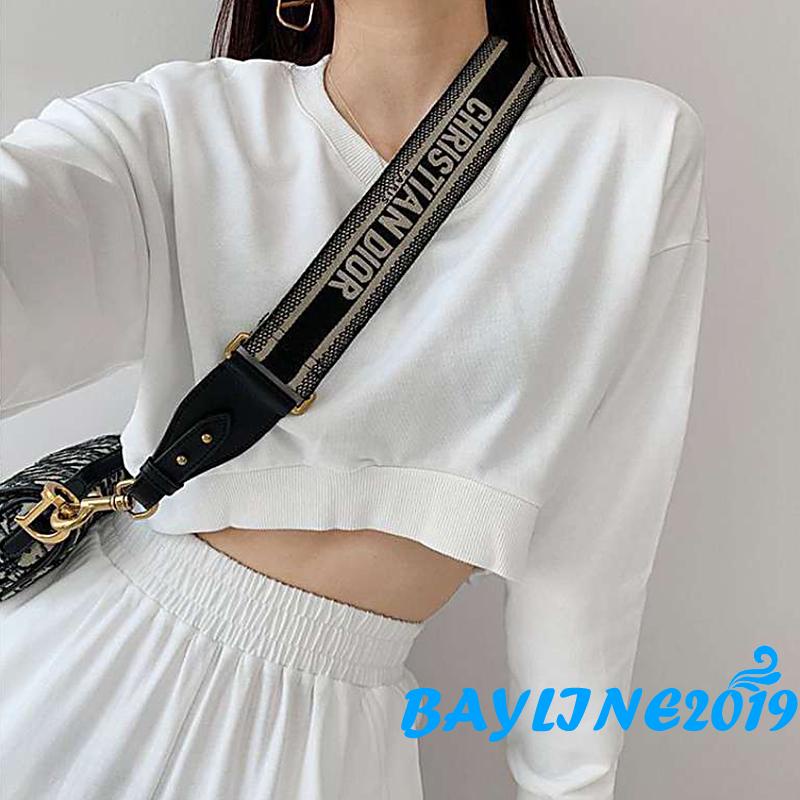 Áo thun dài tay hở rốn cổ tròn màu trơn thời trang năng động cho nữ