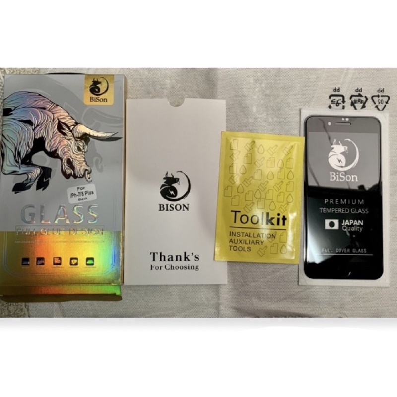 Cường Lực iPhone BISON Chính Hãng FULL Màn IP 6/ 7/ 8/ X/ Xs max/ 11/ 12/13/14Promax
