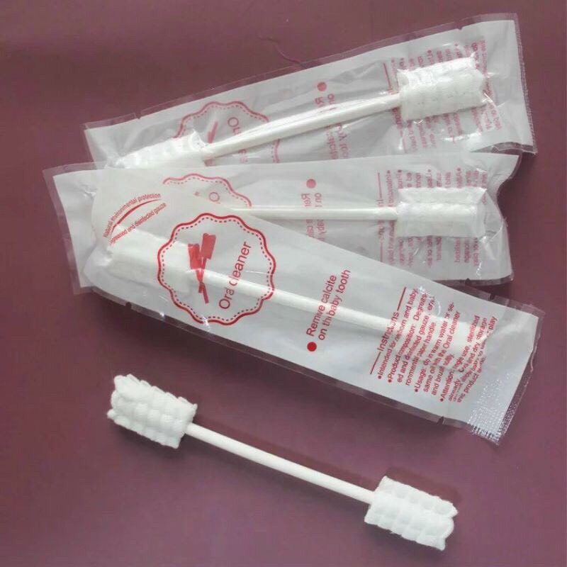 [Hộp 30 gói] Gạc rơ lưỡi VCool vệ sinh răng miệng cho bé 30 gói (sỉ, lẻ)