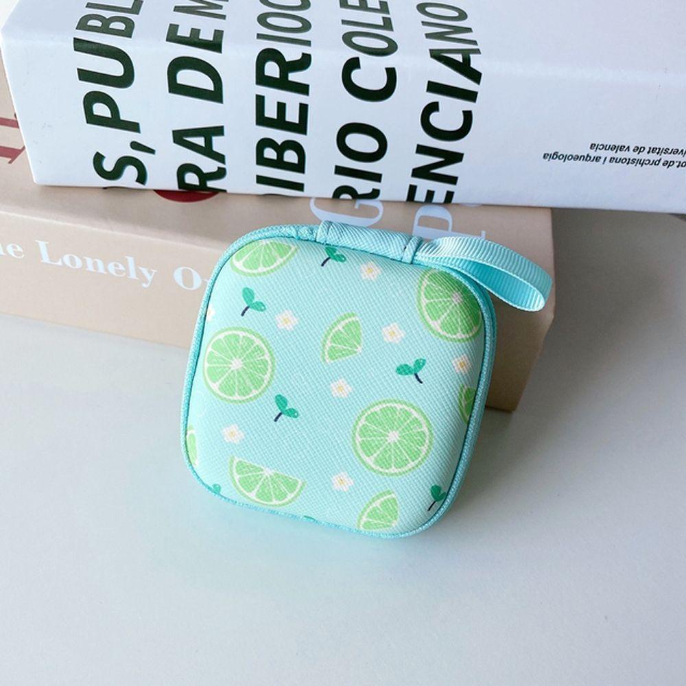 Túi Đựng Tai Nghe Chống Rơi Có Khóa Kéo Họa Tiết Hoạt Hình Sáng Tạo
