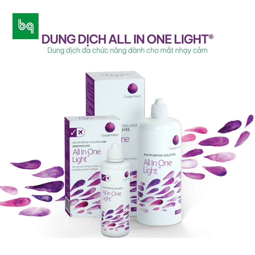 Nước Ngâm All In One Light 100ml - Nhỏ Mắt COMFORT Drop 20ml XX Mỹ