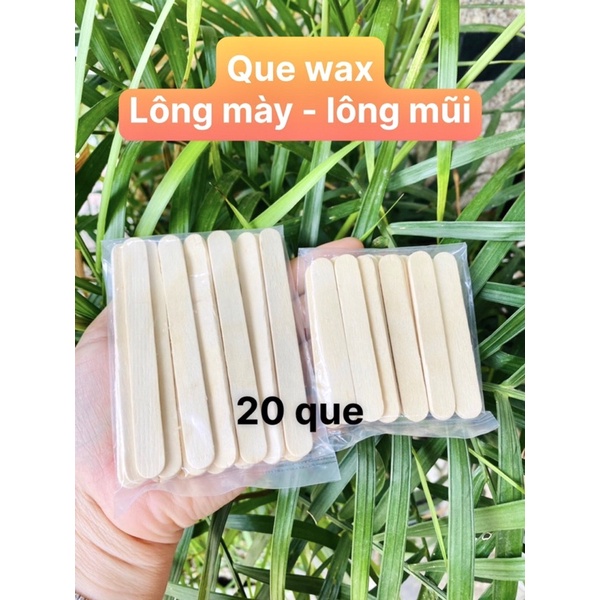 Que gỗ wax lông tay chân lông mũi mày