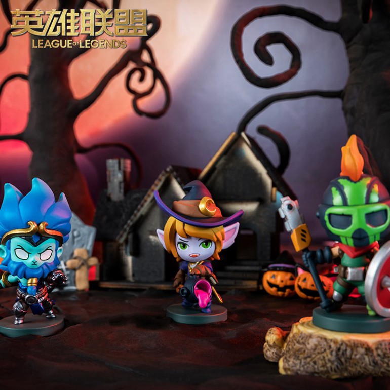 (XẢ KHO) Figures Nhóm Trang Phục Halloween Liên Minh Huyền Thoại