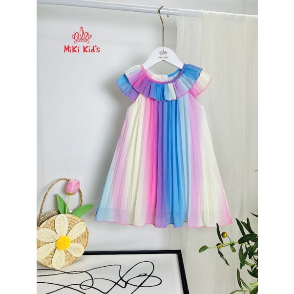 Đầm von xếp ly cao cấp cho bé.Mẫu mới về