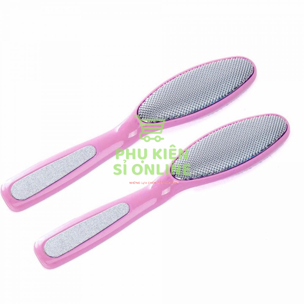 Dụng cụ chà gót chân bằng thép 2in1 có 2 mặt tiện dụng tẩy tế bào chết an toàn Store4girls