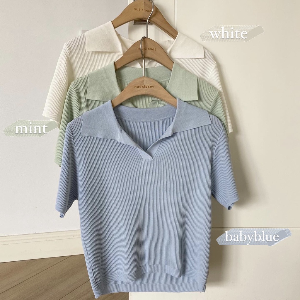 Áo mongtoghi cổ polo vân dọc _ A0253 | BigBuy360 - bigbuy360.vn