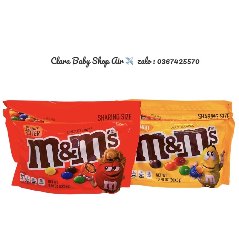 (Air/ Mỹ ) KẸO SOCOLA M&amp;M minis của Mỹ