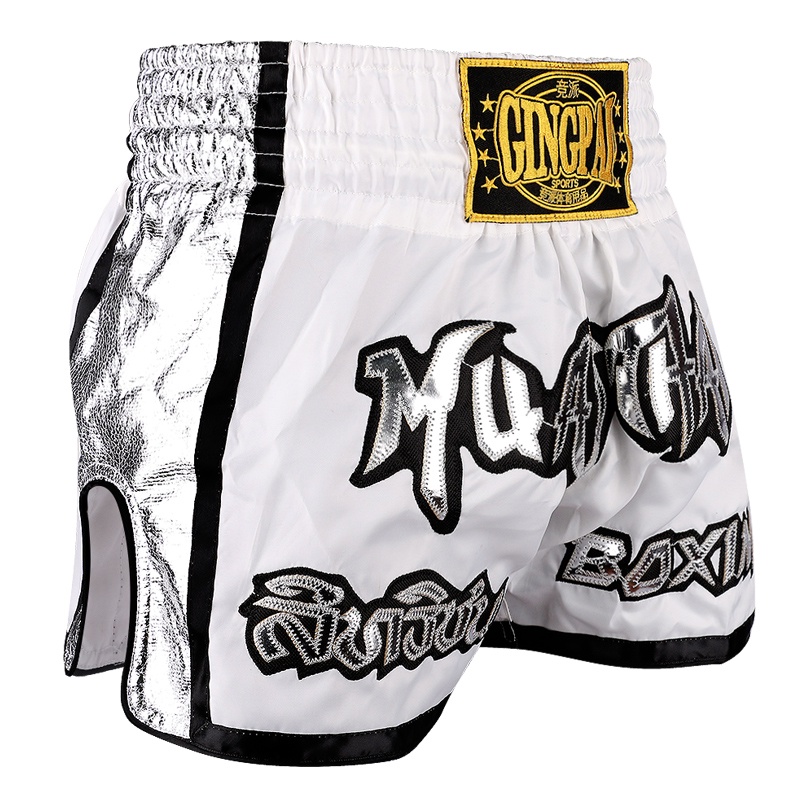 GINGPAI Quần Short Luyện Tập Muay Thái Chuyên Nghiệp Cho Người Lớn