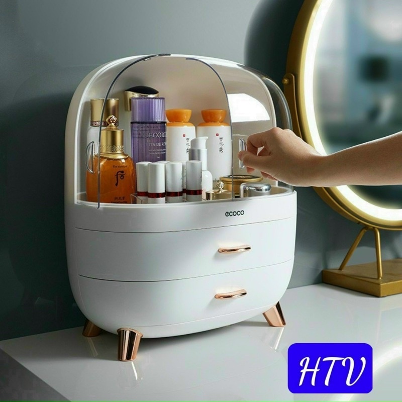 ⭐[DEA L SỐC]Rẻ vô địch Tủ đựng mỹ phẩm có nắp ecoco cao cấp E2013..