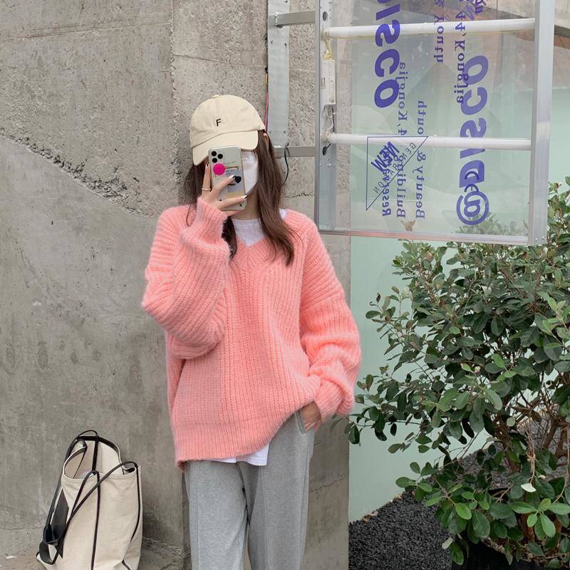 Áo Sweater Dáng Rộng Thiết Kế Mới Thời Trang Dành Cho Mùa Thu