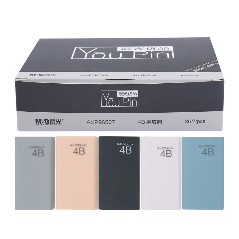 Cục Tẩy 4B Màu Sắc Đa Dạng WJ076