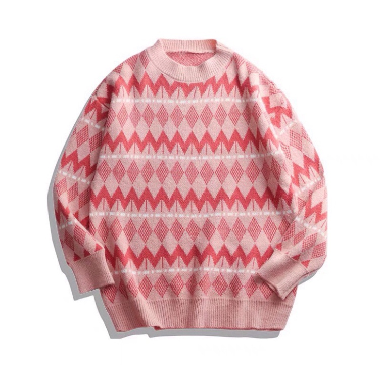 Áo Len Nữ Cổ Tròn Form Rộng Tay Dài Dệt Kim Họa Tiết Đơn Giản Dễ Phối Đồ Phong Cách Hàn Quốc K5M6 | BigBuy360 - bigbuy360.vn