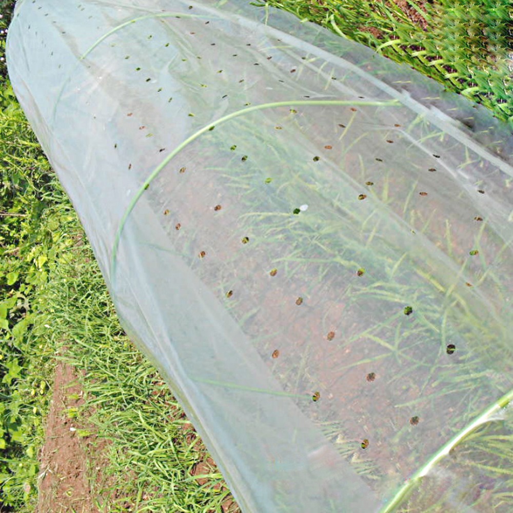 Màng Bọc Trong Suốt Bằng Nhựa 1m Có Lỗ Thoáng Khí Cho Trồng Cây Rau Củ Quả Trong Nhà Kính