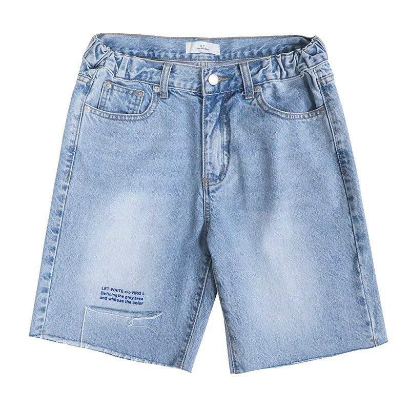 QUẦN SHORT RÁCH IN - CHẤT JEANS COTTON CO GIÃN