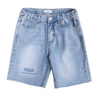 Quần short rách in - chất jeans cotton co giãn