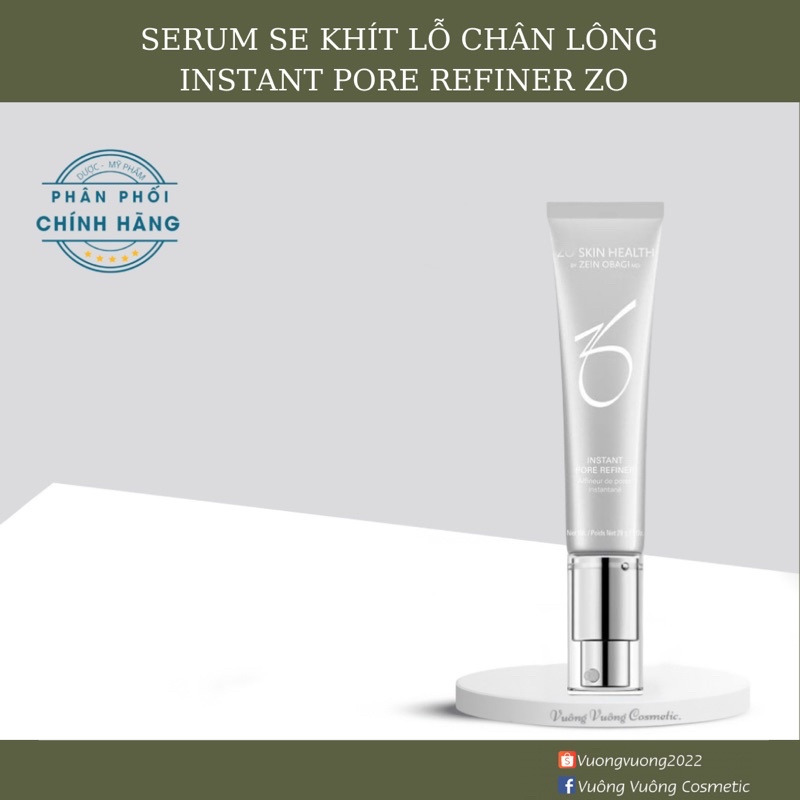 Serum se khít lỗ chân lông Zo Skin Health Instant Pore Refiner