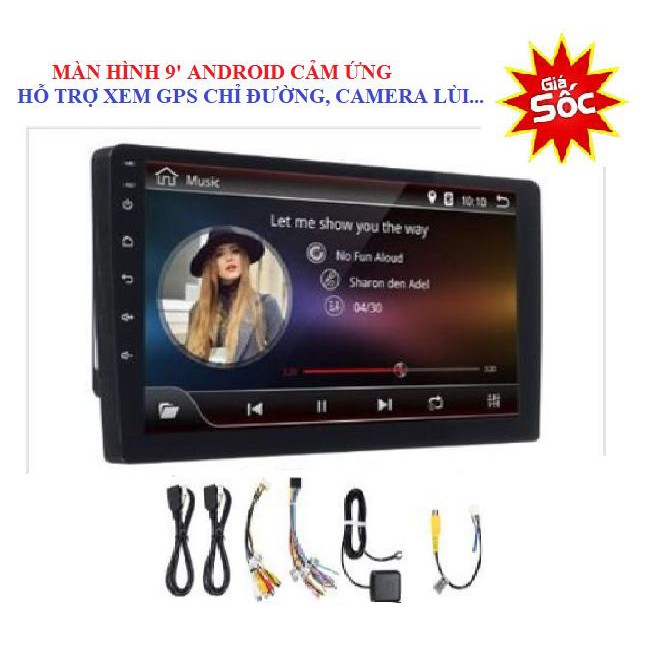 Màn hình dvd android cho ô tô 9 inch, 10”, kết nối wifi, sim 4G, tích hợp vô lăng, ra lệnh giọng nói, dvd ô tô oled c2