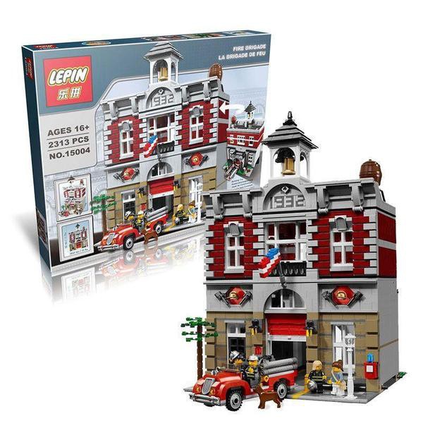 Xếp Hình Modular Leji 99009 Trụ Sở Cứu Hỏa Năm 1932 2313 Mảnh