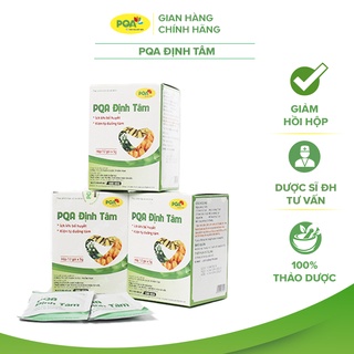 Định Tâm PQA Giúp Bổ Huyết, Dưỡng Tâm, An Thần Dùng Cho Người Hồi Hộp, Tim Đập Nhanh Hộp 12 Gói