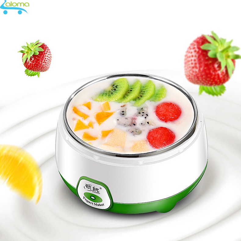 Máy làm sữa chua mini lồng inox Yogurt Maker PA-102 tặng 3 cốc thủy tinh