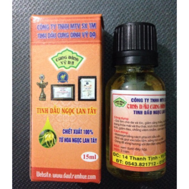 Tinh dầu cung đình vĩ dạ nhẹ