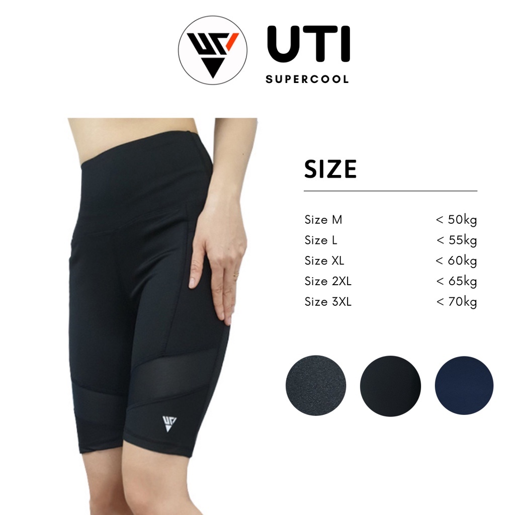 Quần Ngố Tập Gym Nữ Phối Lưới Thoáng Mát - Quần Legging Ngố