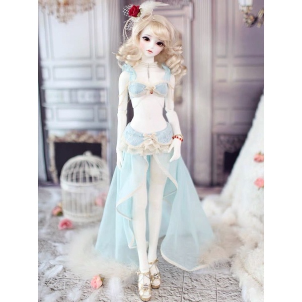 Búp bê BJD tóc xoăn dễ thương