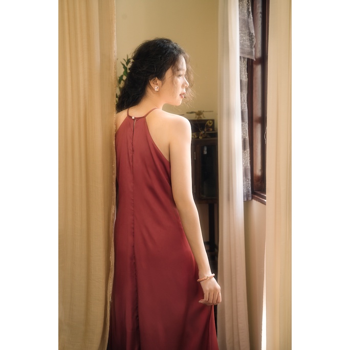 Sumire Store Đầm cổ yếm Sơn Trà - 9 màu