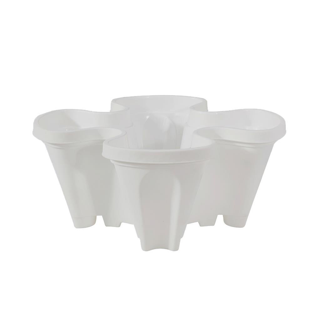 [Choo] Chậu Nhựa Trồng Cây Bốn Lỗ Thoát Nước Đơn Giản Đa Năng