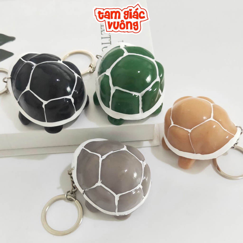 Chú Rùa Ngộ Nghĩnh Bóp Mai Đẩy Đầu Ra Vui Vẻ, Xả Stress, Giảm Căng Thẳng, Làm Móc Khoá, Đồ Chơi
