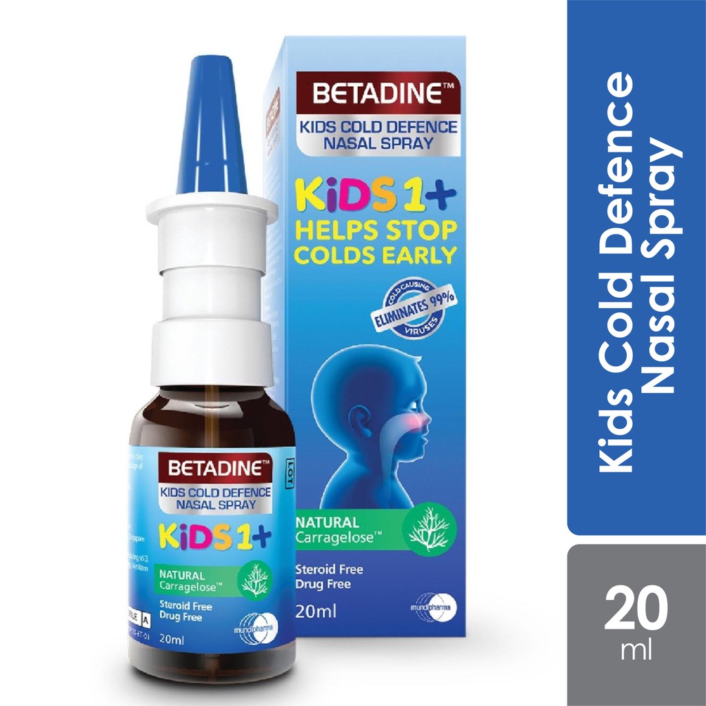 Betadine Cold Defence Nasal Spray - Betadine xịt mũi người lớn &amp; trẻ em