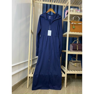 Áo chống nắng dáng dài Atuner ACN02, chất liệu vải cotton kim cương ép vân sần, mỏng nhẹ thông hơi, chống tia UV