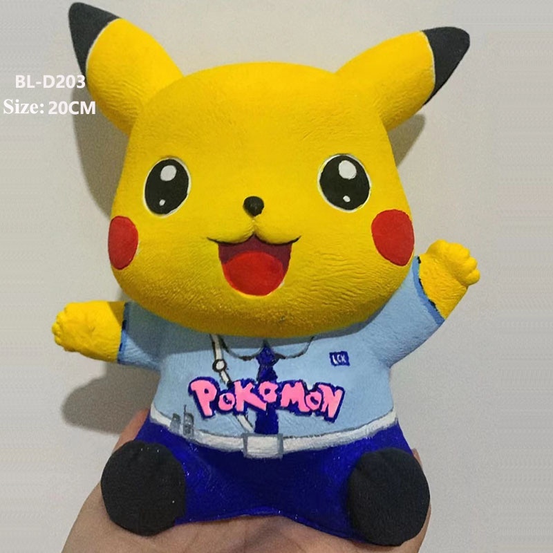 Tượng nhựa tô màu các nhân vật Pokemon dành cho các bé - Có 9 mẫu lựa chọn