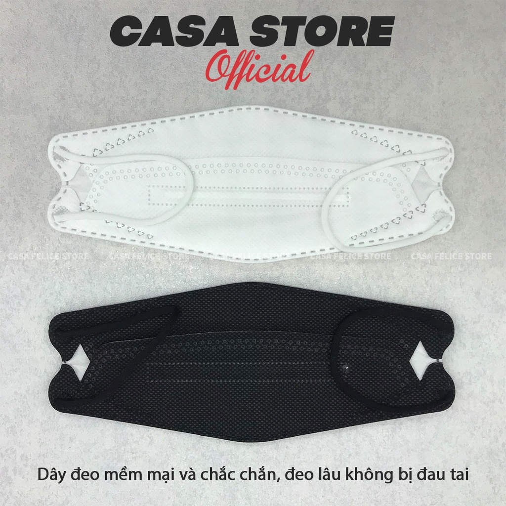 Khẩu Trang Y Tế KF94 An Mask Cao Cấp Chính Hãng – Tiêu Chuẩn Hàn Quốc (Túi Zip 10 Chiếc)