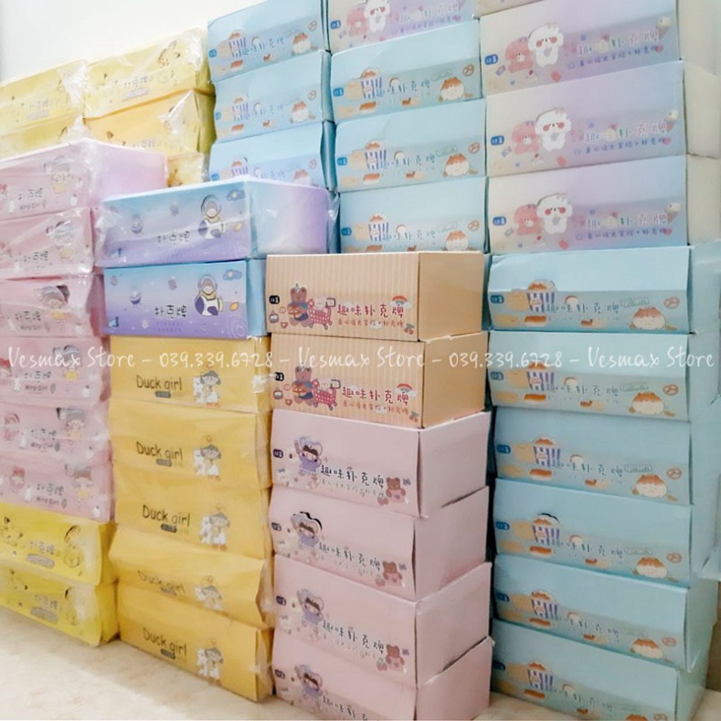 01 lốc gồm 12 bộ bài tây dễ thương, poker tú lơ khơ hoạt hình cute