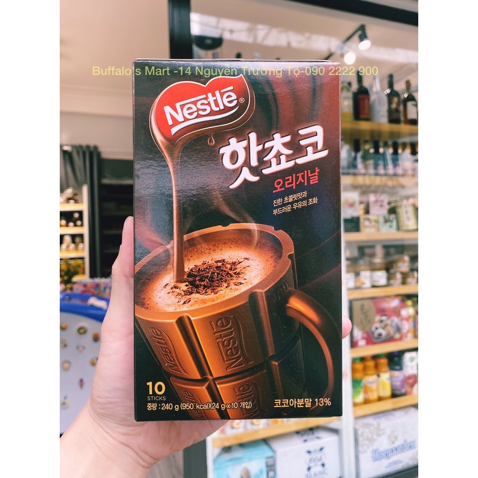 Bột cacao Nestle hot choco 240g -Hàng Nhập khẩu chính hãng