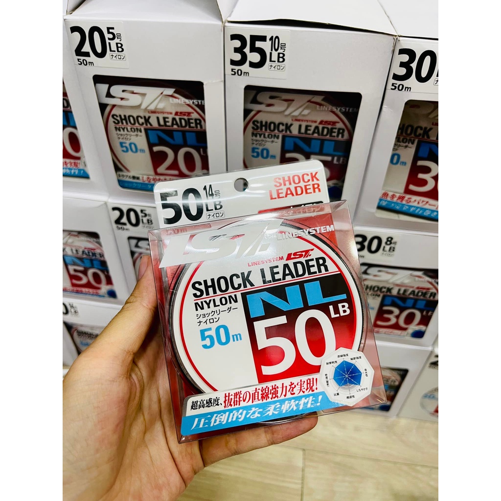 SHOCK LEADER NYLON 50m CỦA LINESYSTEM