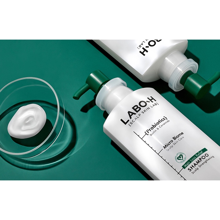 Dầu gội đầu LABO-H HAIR giảm rụng tóc củng cố da đầu / làm mát da đầu / da nhạy cảm / kiểm soát cân bằng