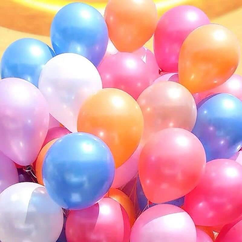 Bóng Bay Nhũ 100 quả Hàng Đẹp 10"  Sỉ