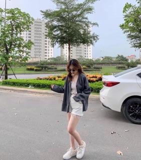 ÁO CARDIGAN NỈ DA CÁ (ảnh thật/sẵn)