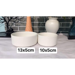 Bộ 2 chậu sứ trắng trồng cây